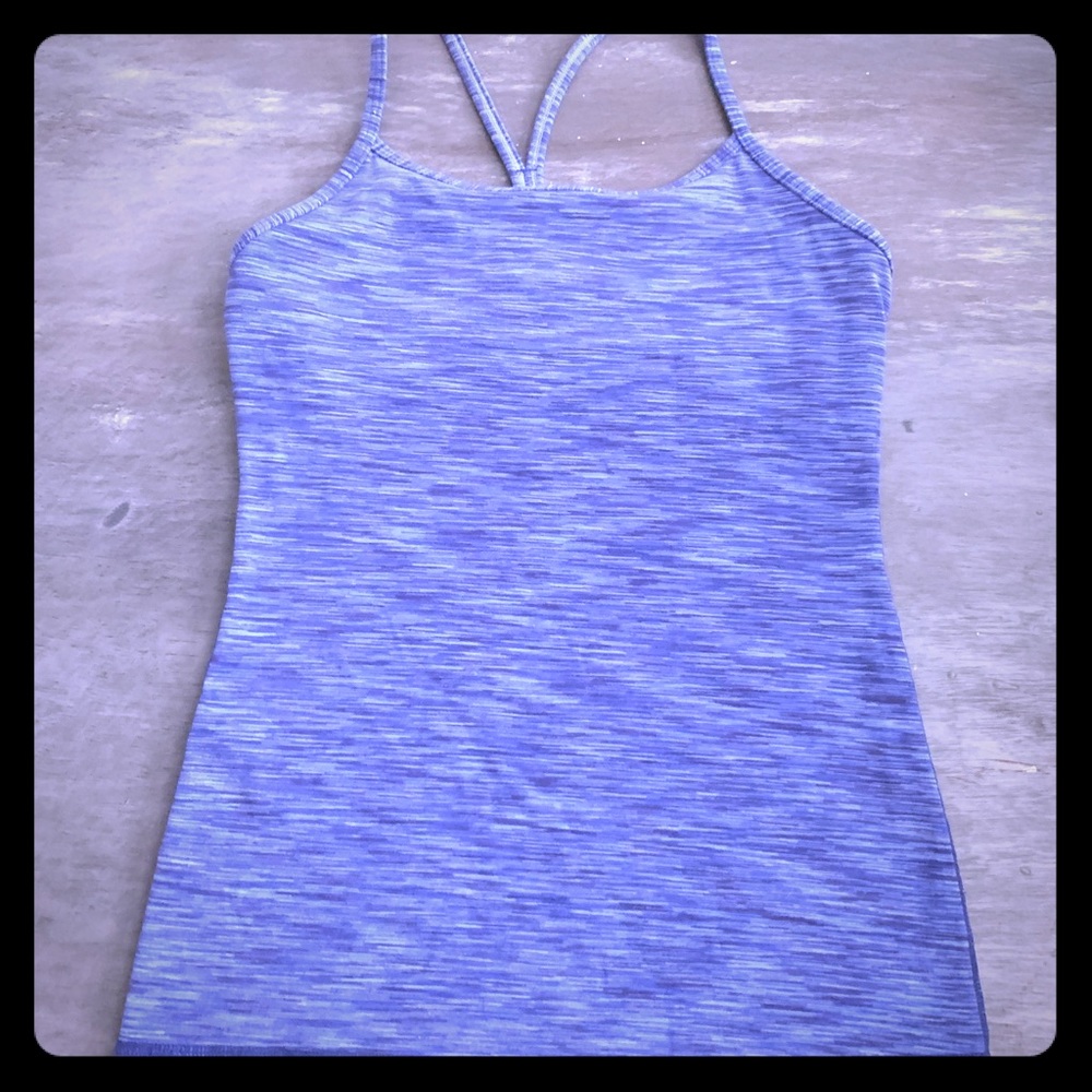 Lululemon blue wee-stripes power Y